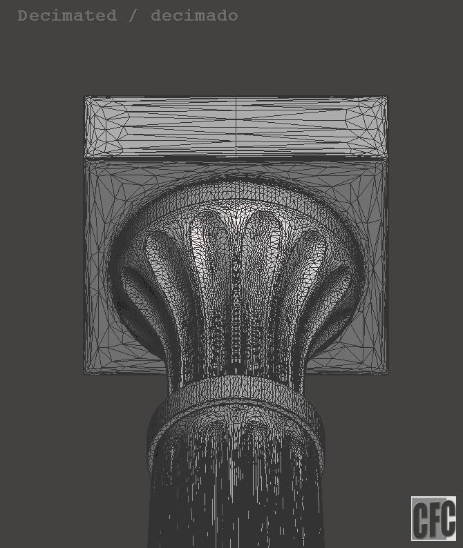 Balauster-Column - 3d model for CNC - BalausterColumnCFC04 3D print model_17