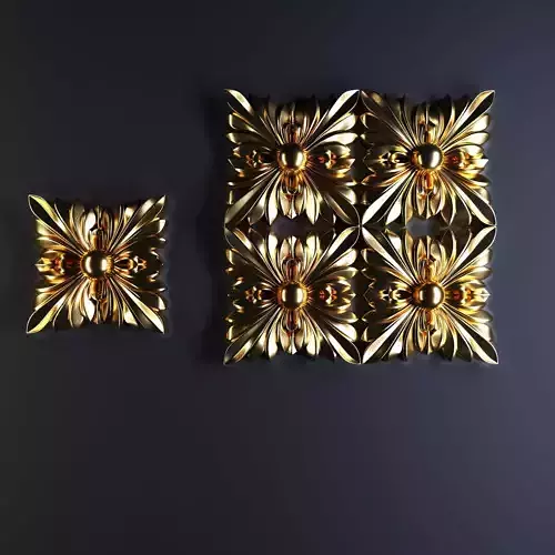 Architecture golden ornaments