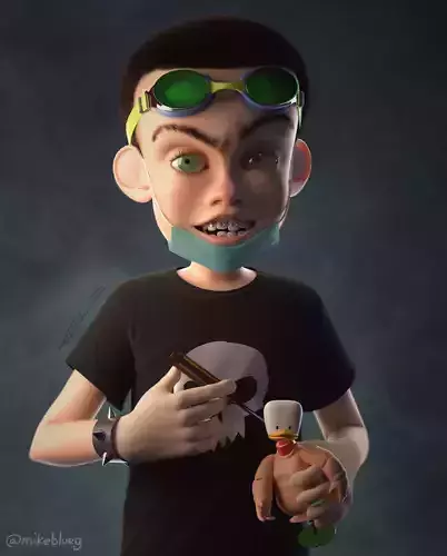 Sid Phillips Rigged 3D model