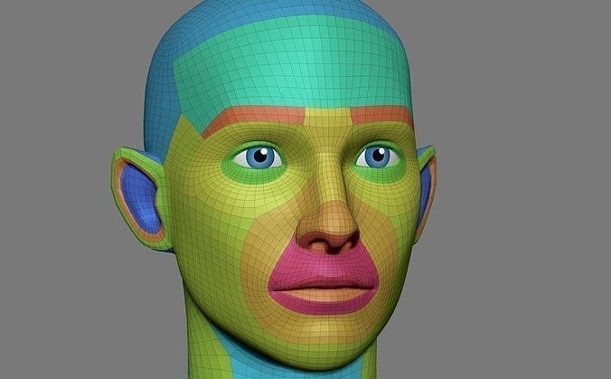 Animation Stylized Mesh 3D model