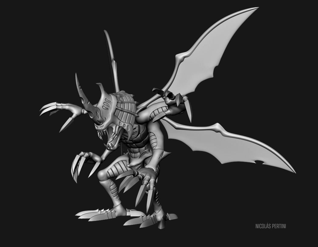 Digimon - Kabuterimon 3D Printing Model 3D print model_6