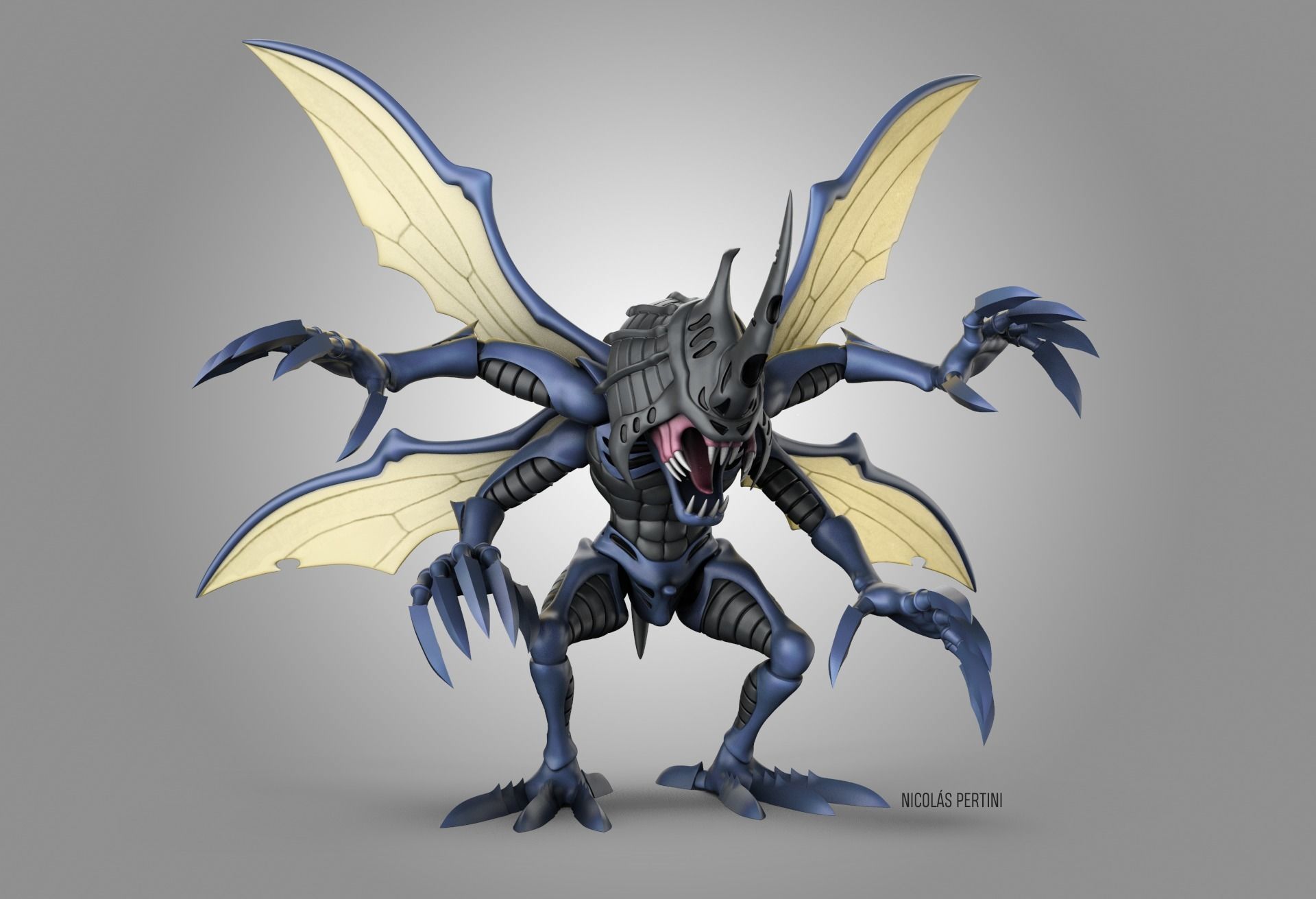 Digimon - Kabuterimon 3D Printing Model 3D print model_1