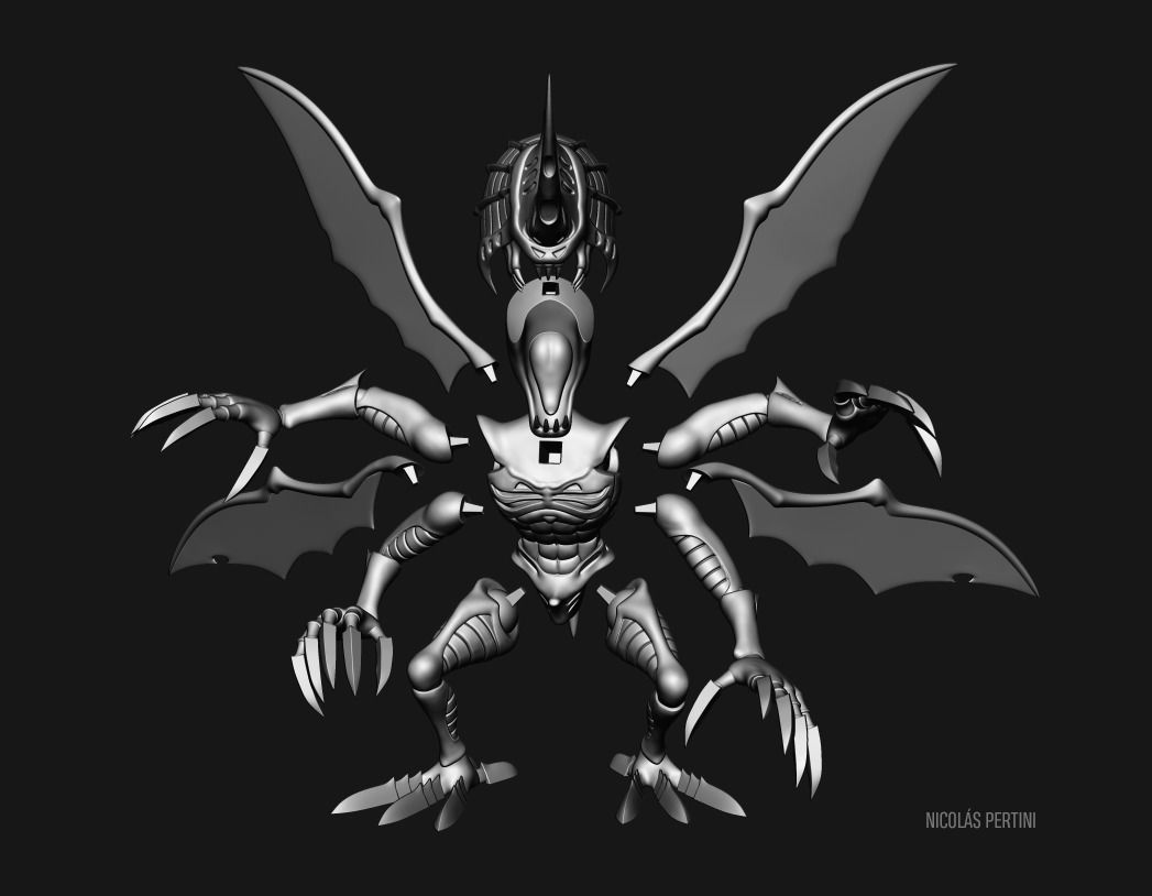 Digimon - Kabuterimon 3D Printing Model 3D print model_2