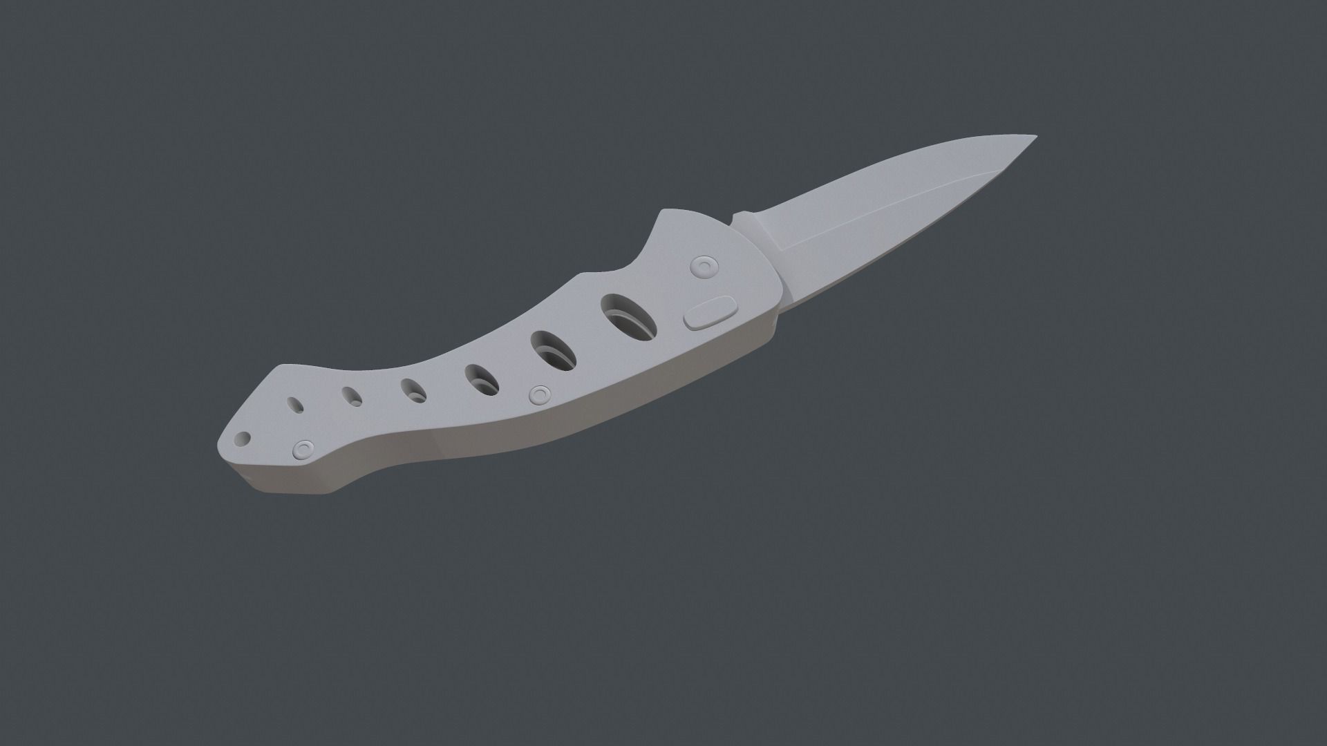 Folding Pocket Knife 3D model_5