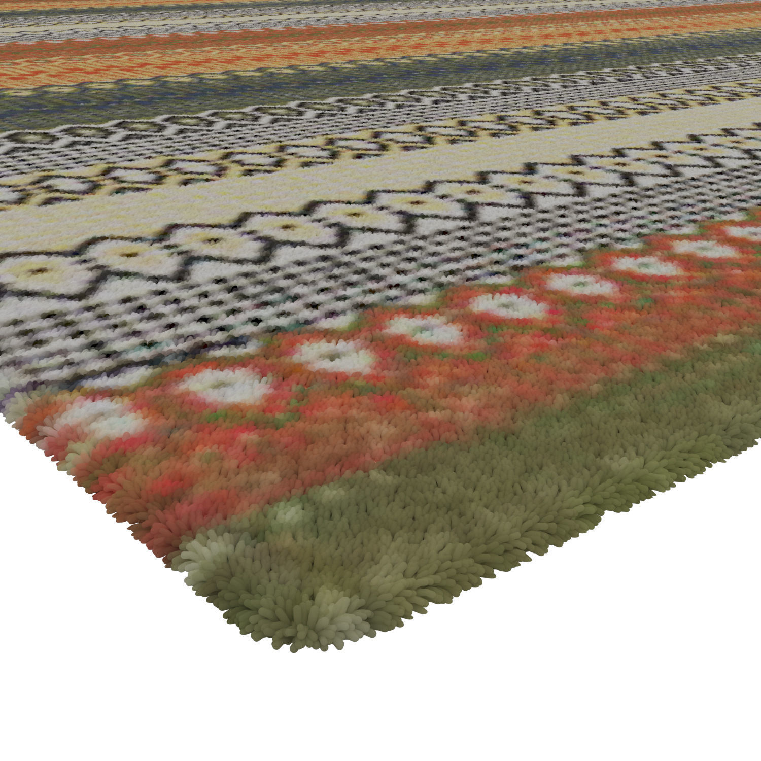 Rug Set 162 3D model_1