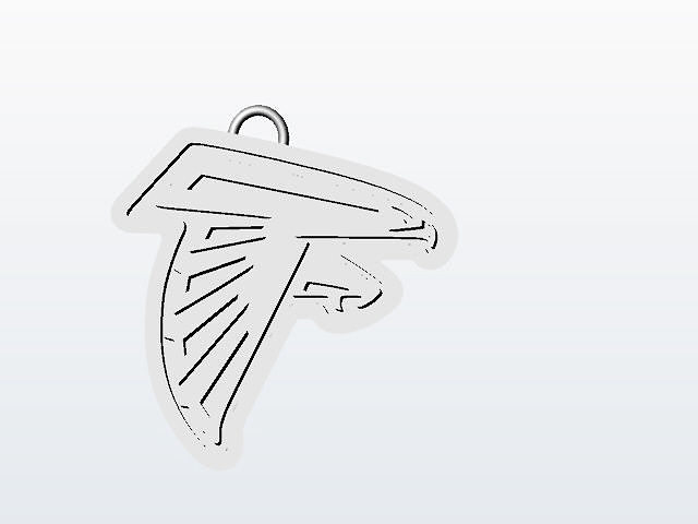 Atlanta Falcon 3D print model