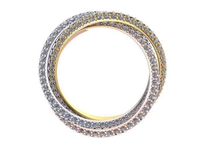 Trinity Ring  3D print model_1