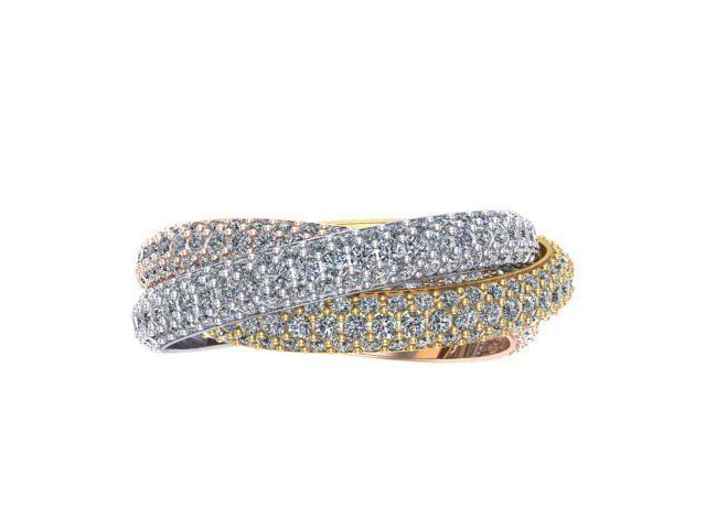 Trinity Ring  3D print model_2