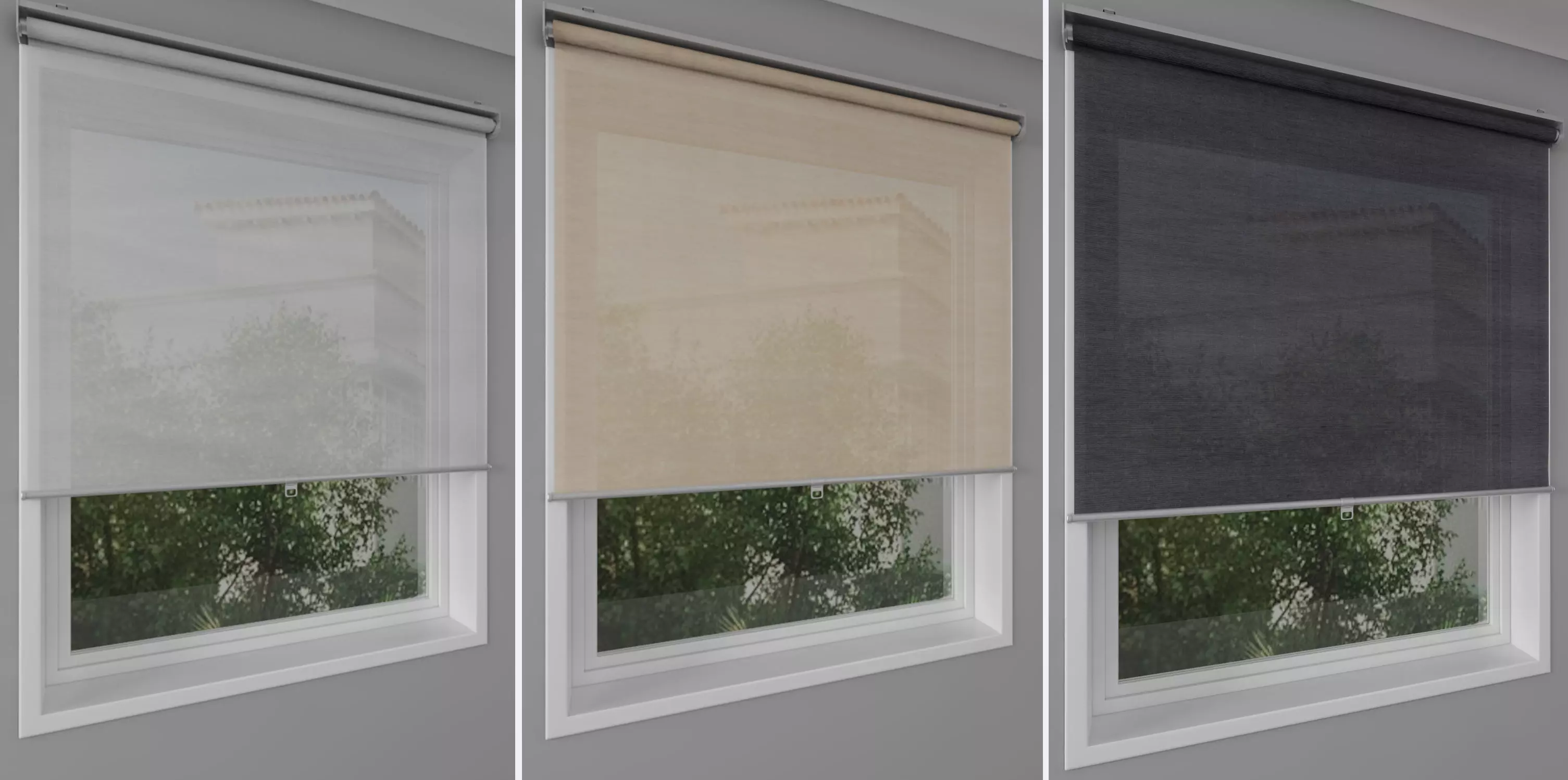 Roller blinds and window - SKOGSKLOVER 3D model_0
