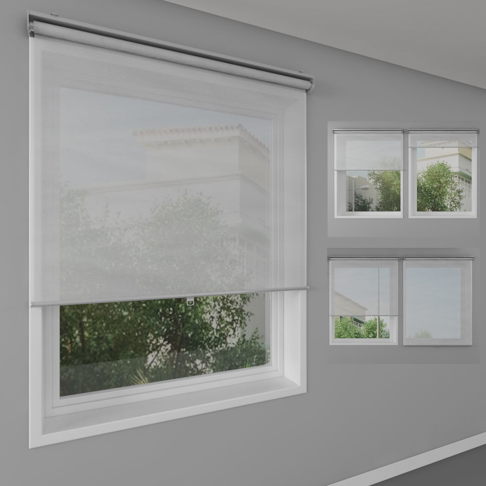Roller blinds and window - SKOGSKLOVER 3D model_3