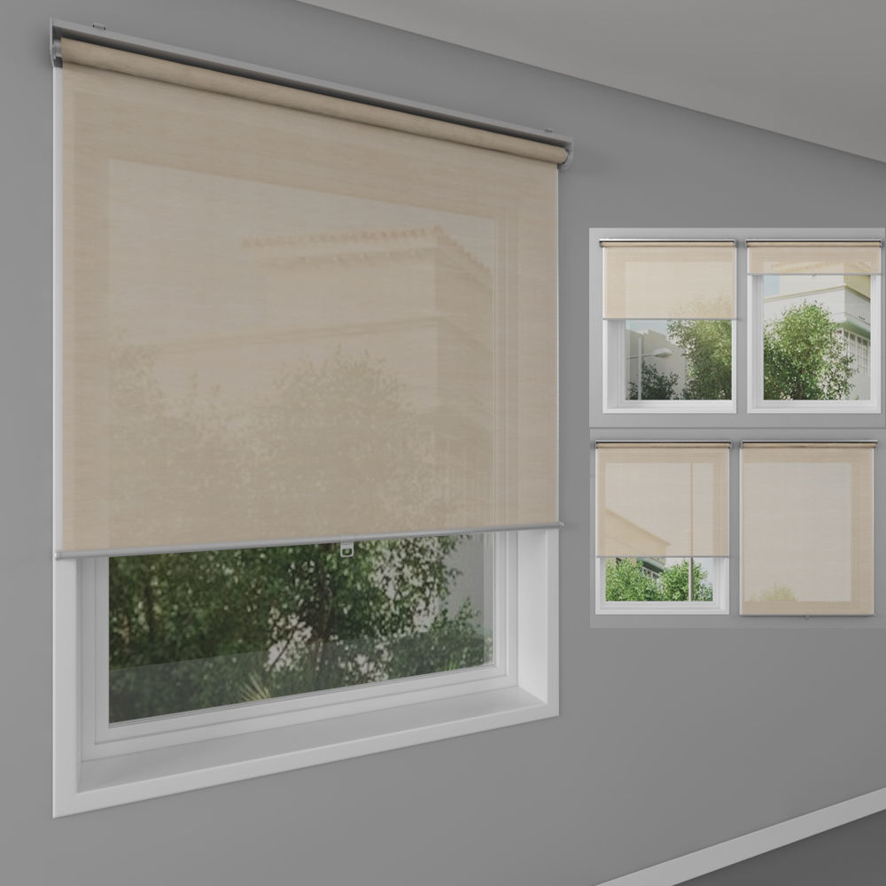 Roller blinds and window - SKOGSKLOVER 3D model_4
