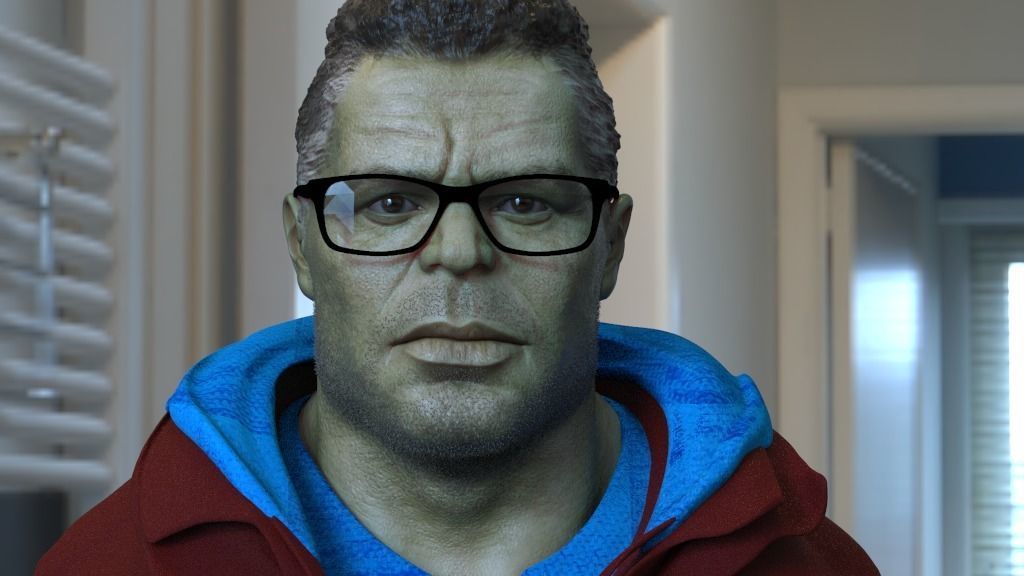 hulk professor 3D model_3