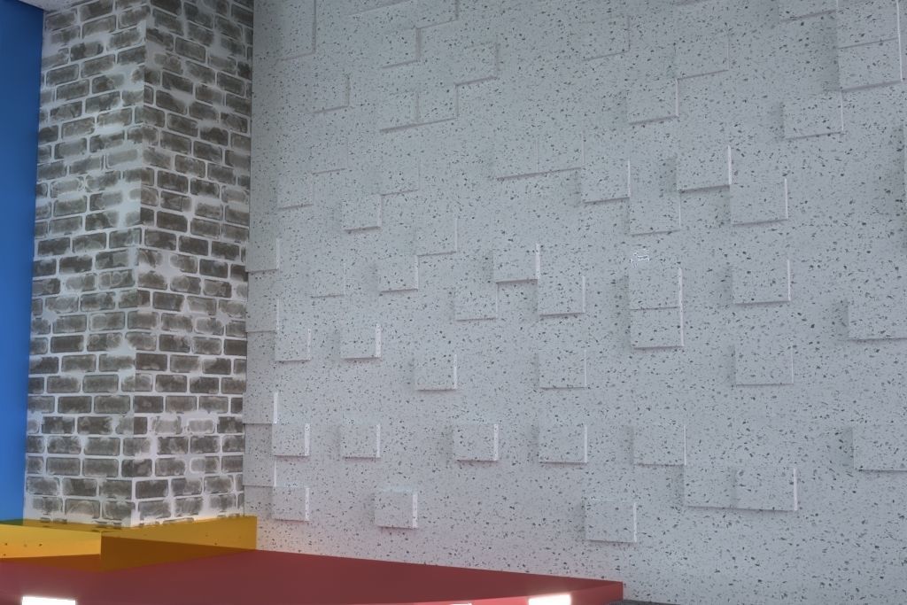 Virtual TV Set 3D 3D model_5