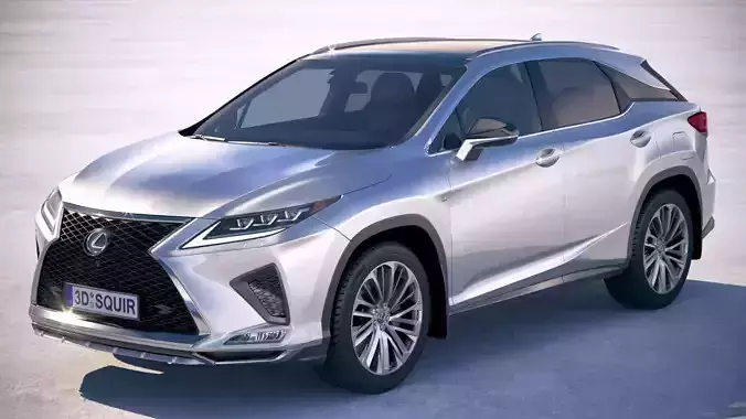 Lexus RX F sport 2020 3D model