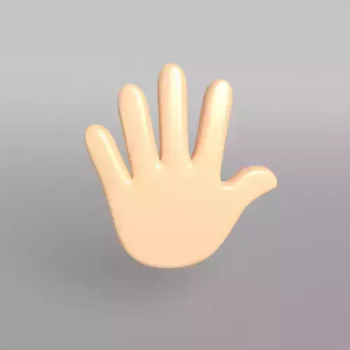 Hand With Fingers Splayed 01