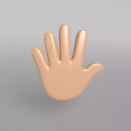 Hand With Fingers Splayed 02