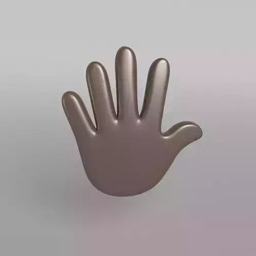 Hand With Fingers Splayed 04