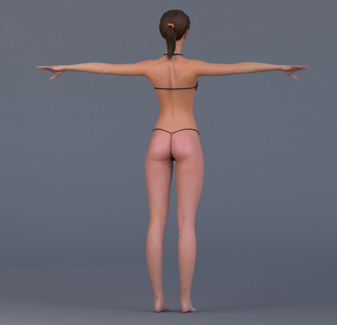 Female Base 3D model_8