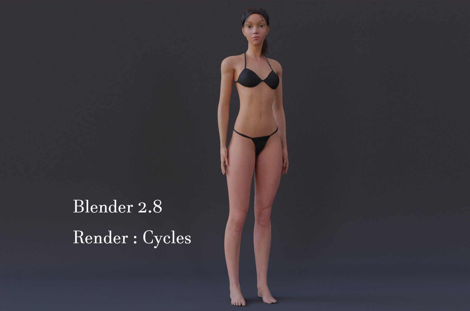 Female Base 3D model_9