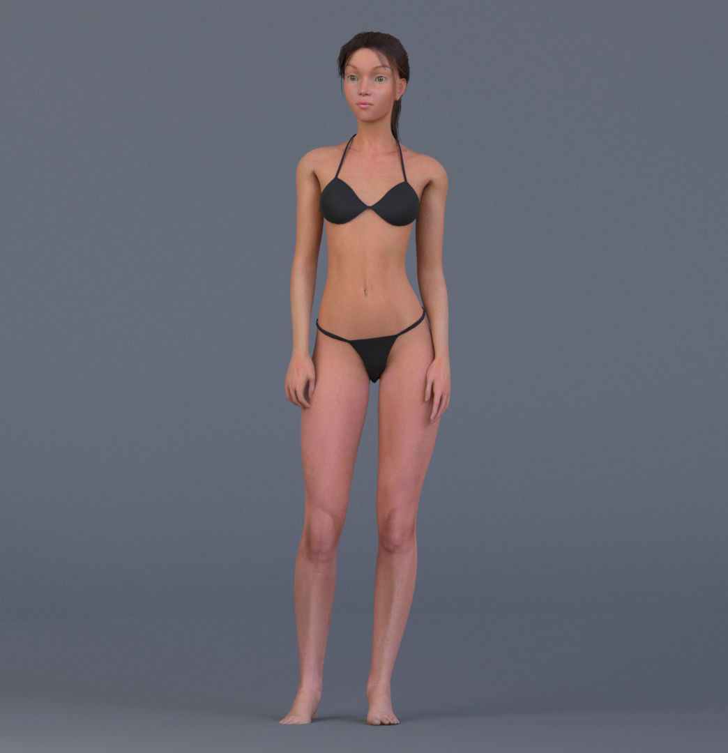 Female Base 3D model_2
