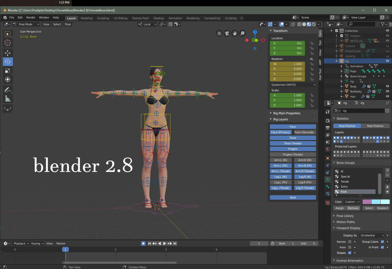 Female Base 3D model_24