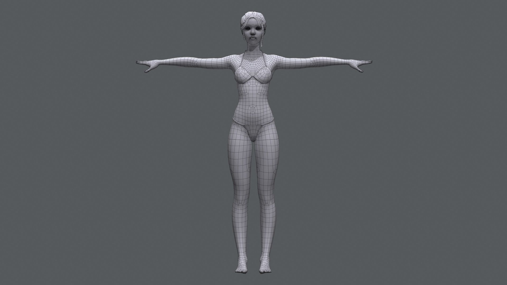 Female Base 3D model_15
