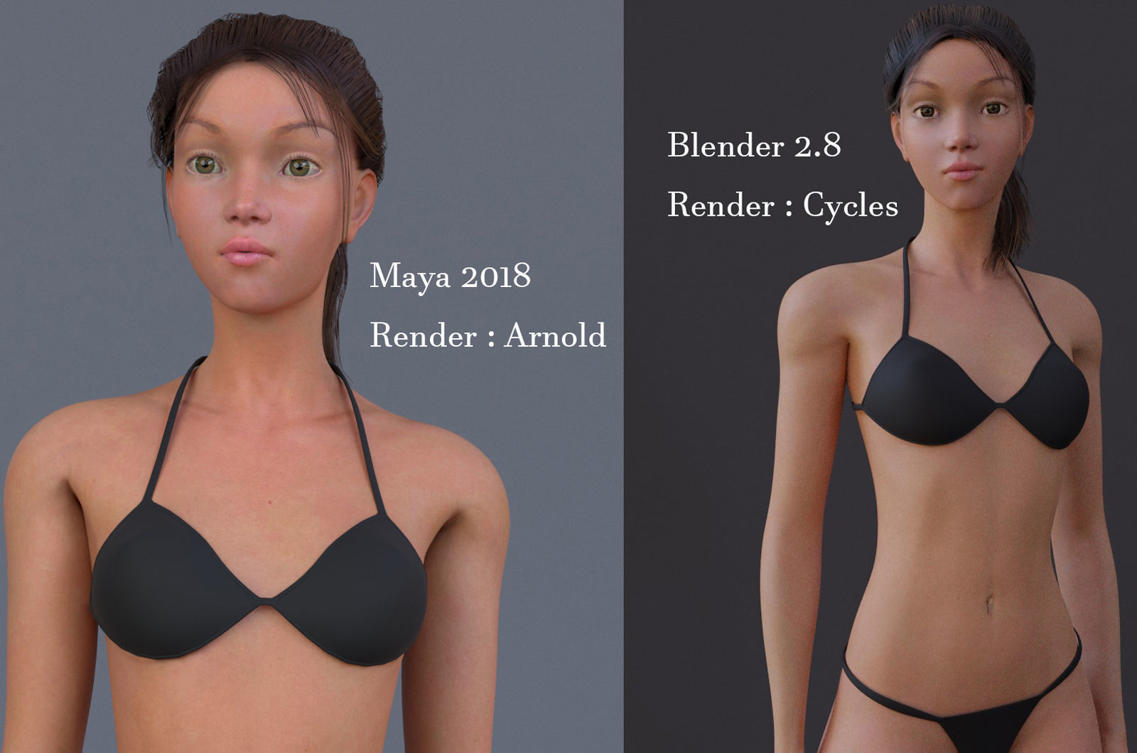 Female Base 3D model_11