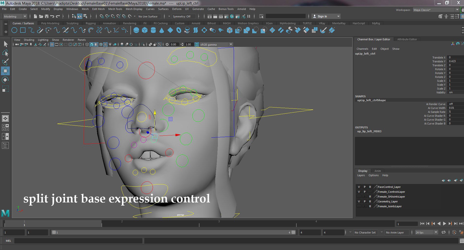 Female Base 3D model_22