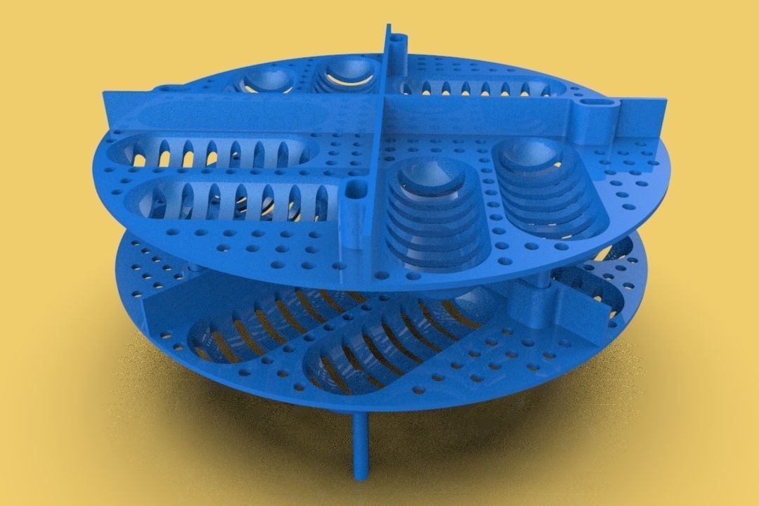 PRINTABLE REPTILE EGG TRAY INCUBATOR 3D print model_1