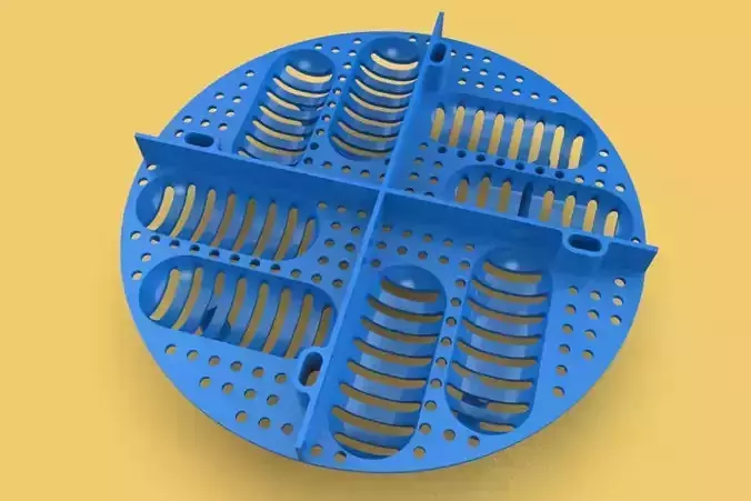 PRINTABLE REPTILE EGG TRAY INCUBATOR 3D print model