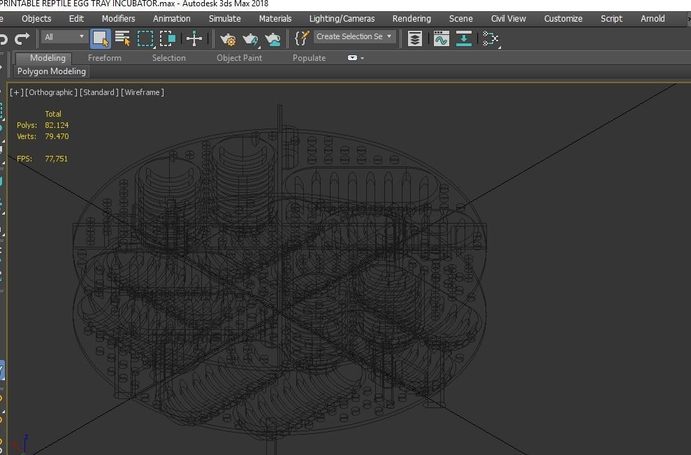 PRINTABLE REPTILE EGG TRAY INCUBATOR 3D print model_10
