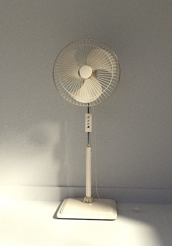 Standing  Fan  3D model