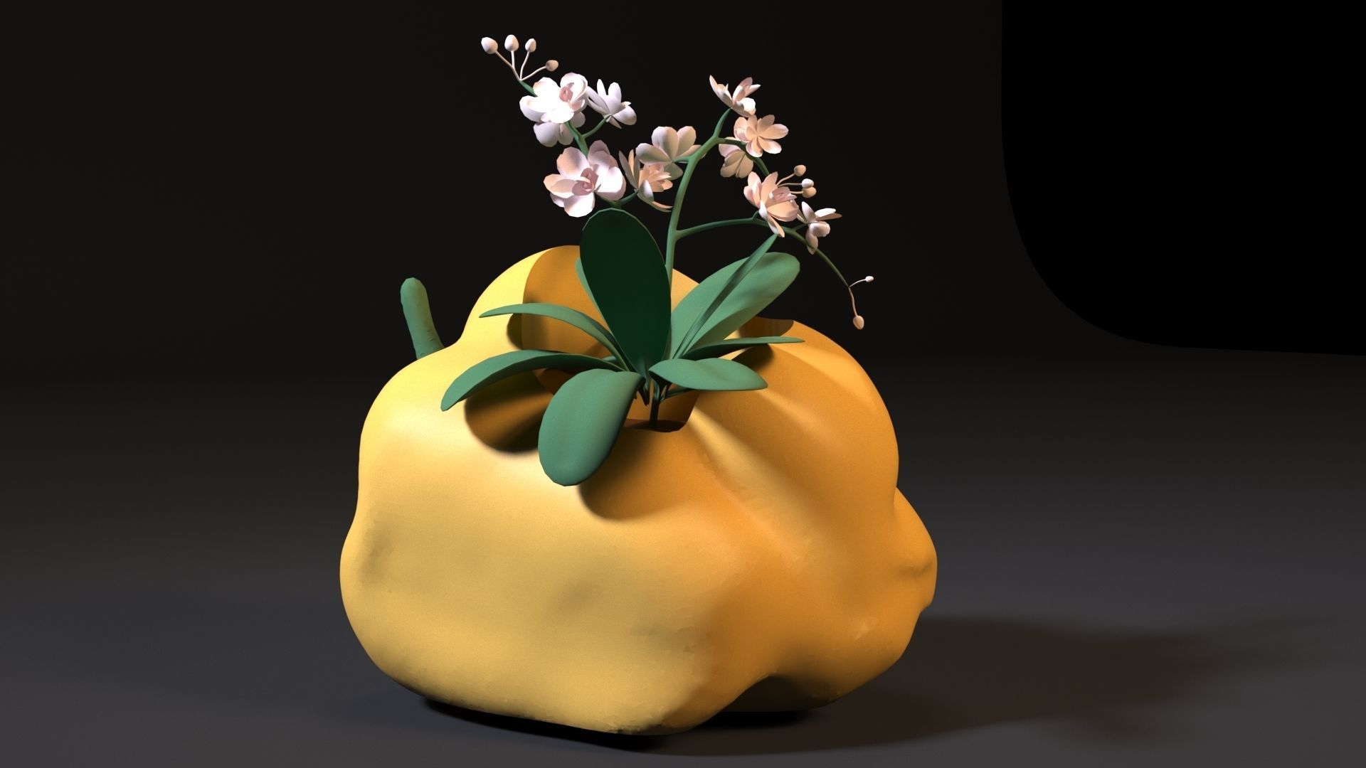 pepper planter 3D print model_4