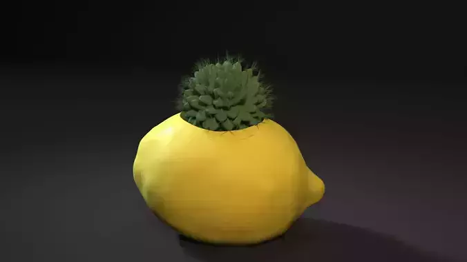 lemon planter 3D print model