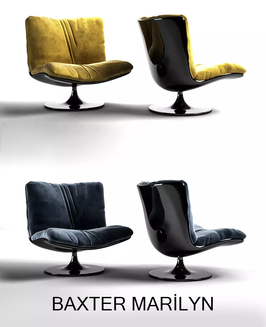 Baxter Marilyn Chair 3D model