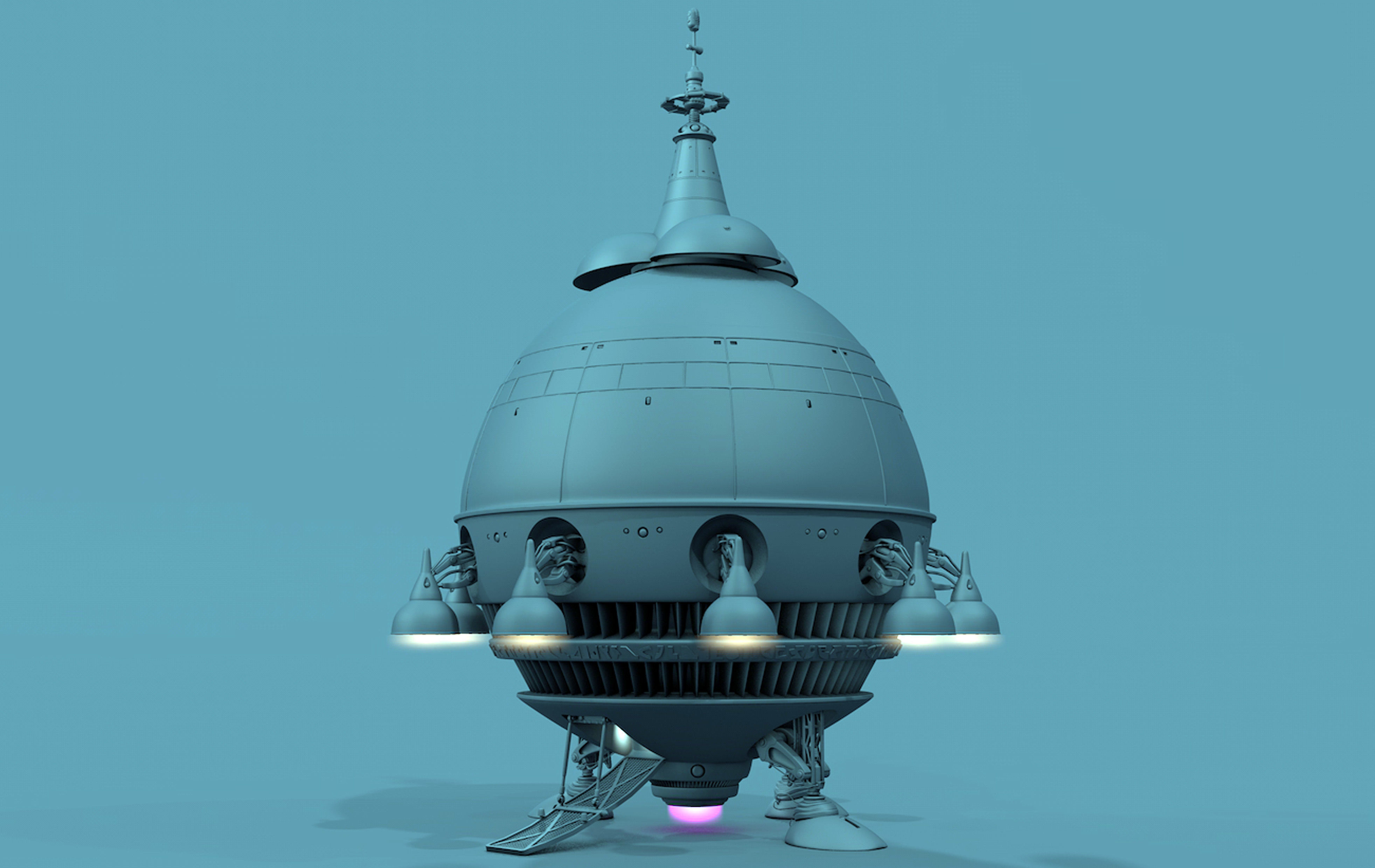 Extra Terrestrial HOME PHONE 1 Starship 3D model_8