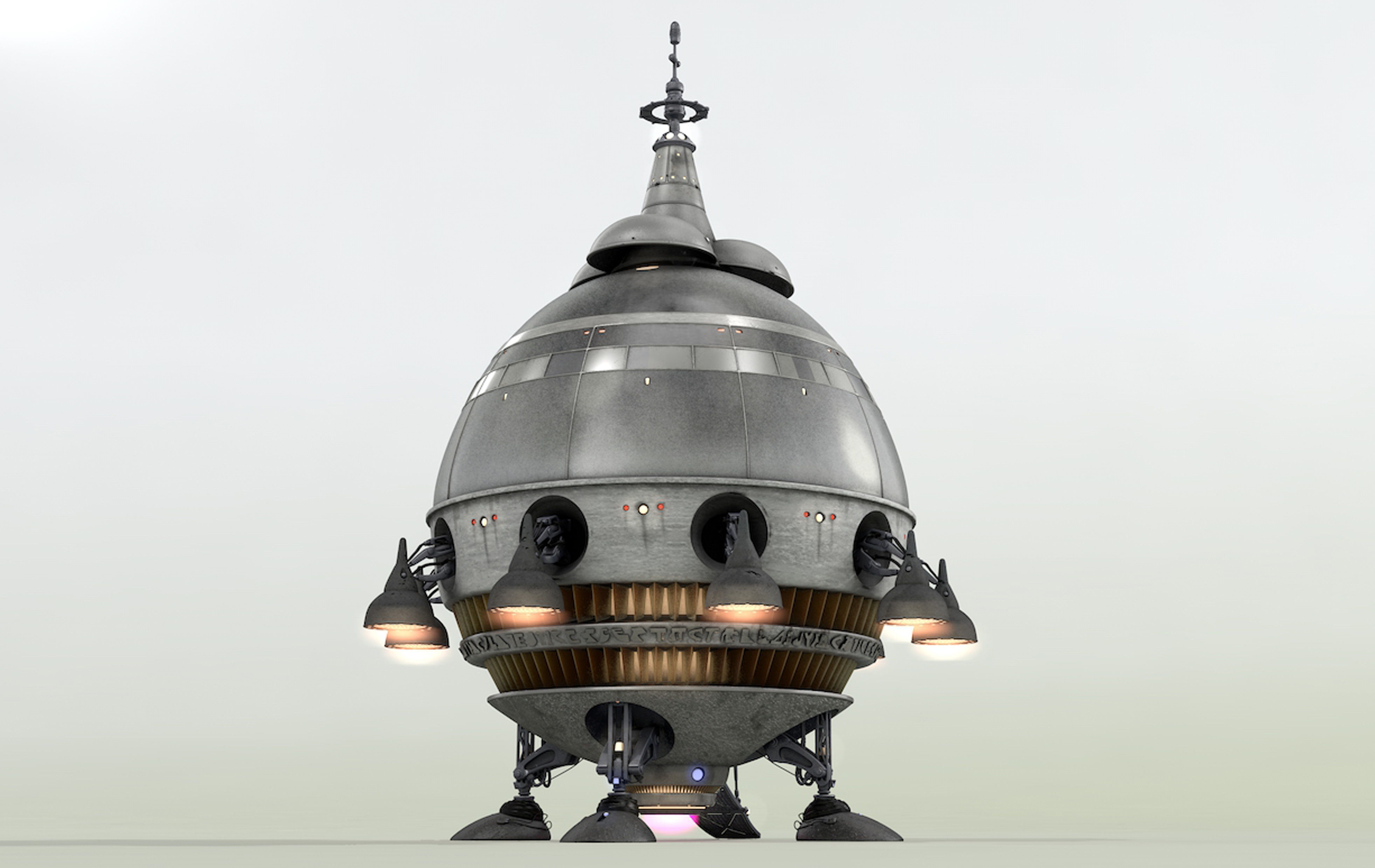 Extra Terrestrial HOME PHONE 1 Starship 3D model_9