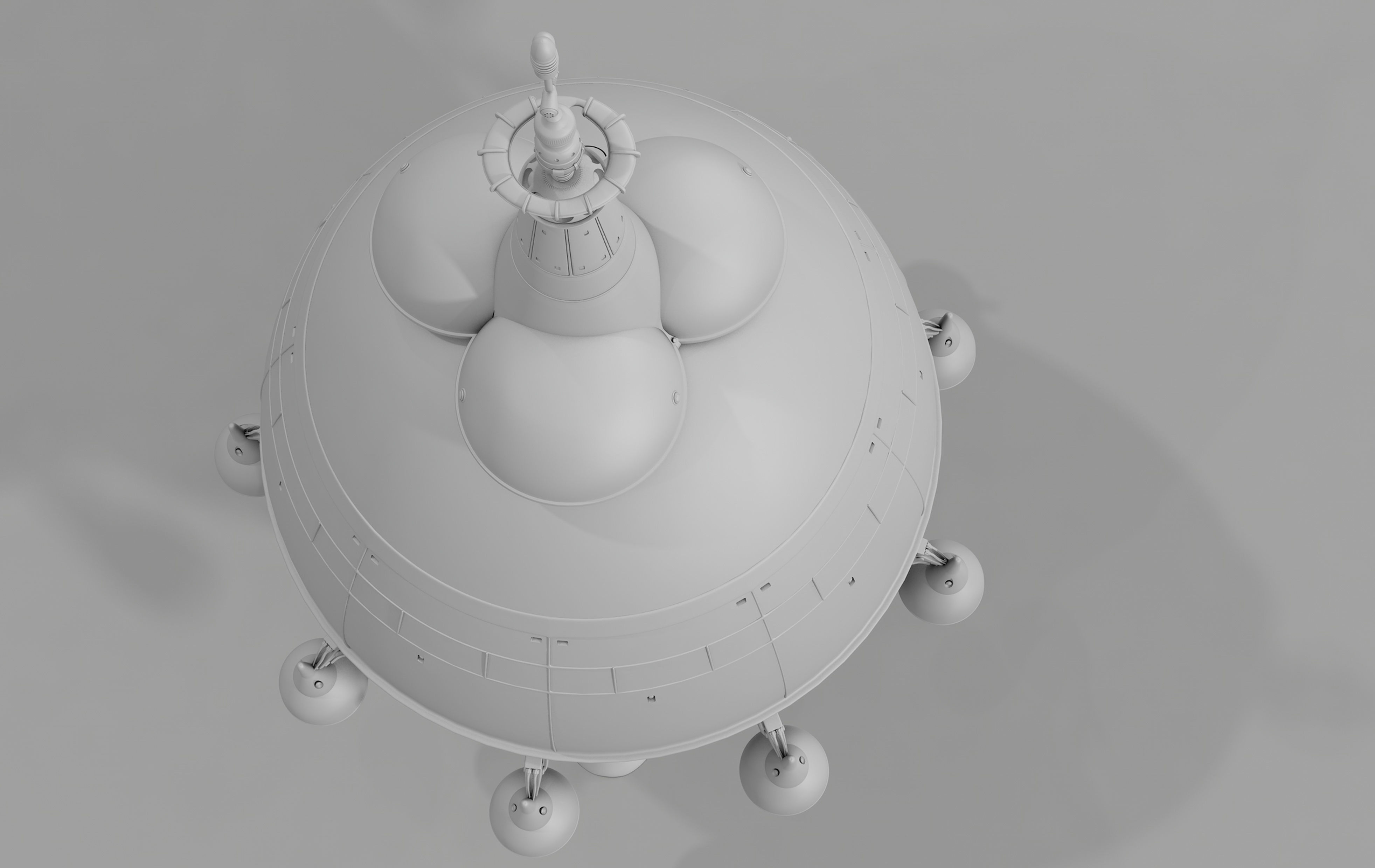 Extra Terrestrial HOME PHONE 1 Starship 3D model_2