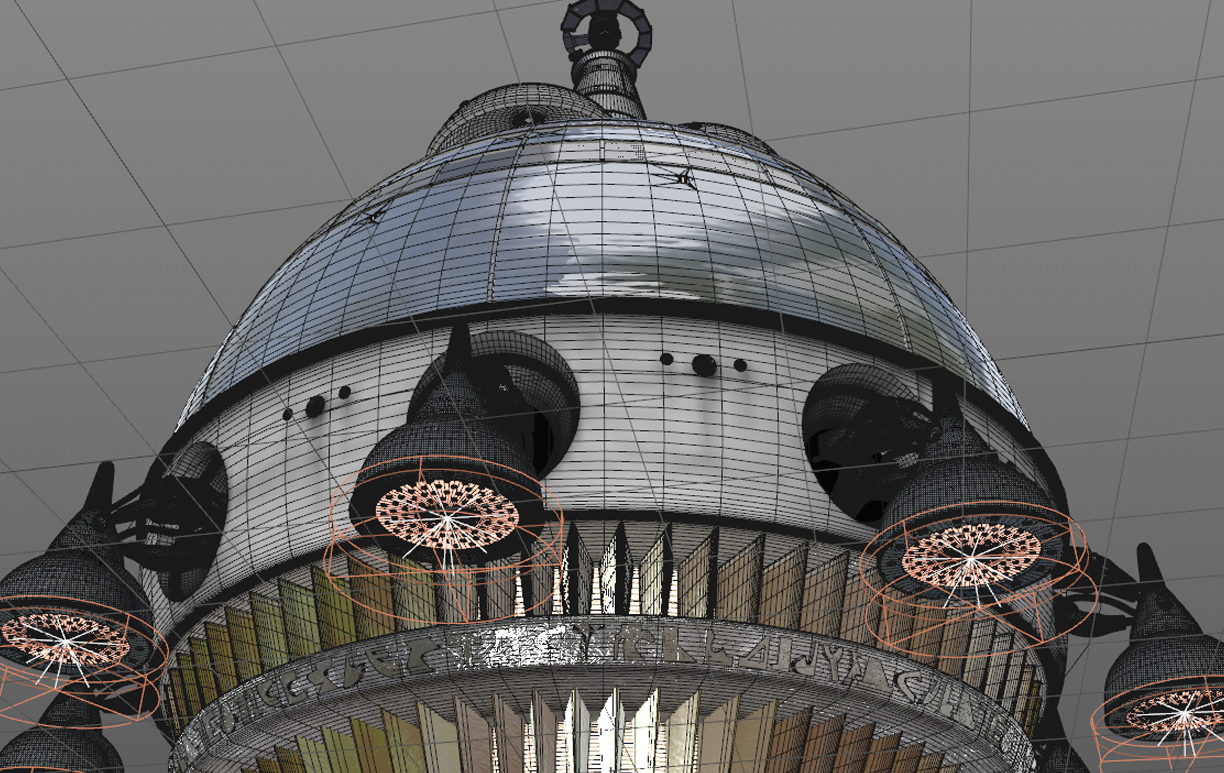 Extra Terrestrial HOME PHONE 1 Starship 3D model_11