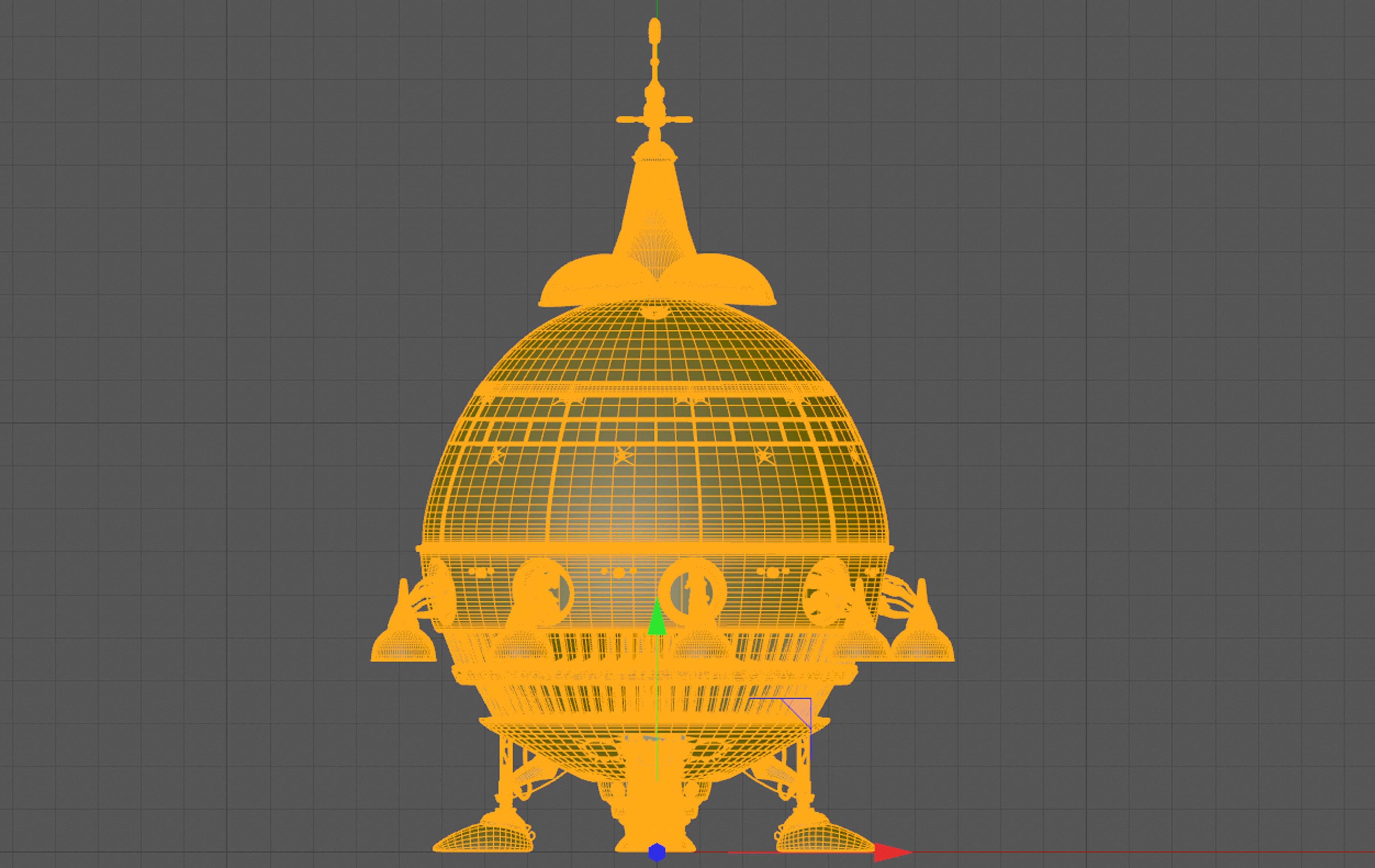 Extra Terrestrial HOME PHONE 1 Starship 3D model_7