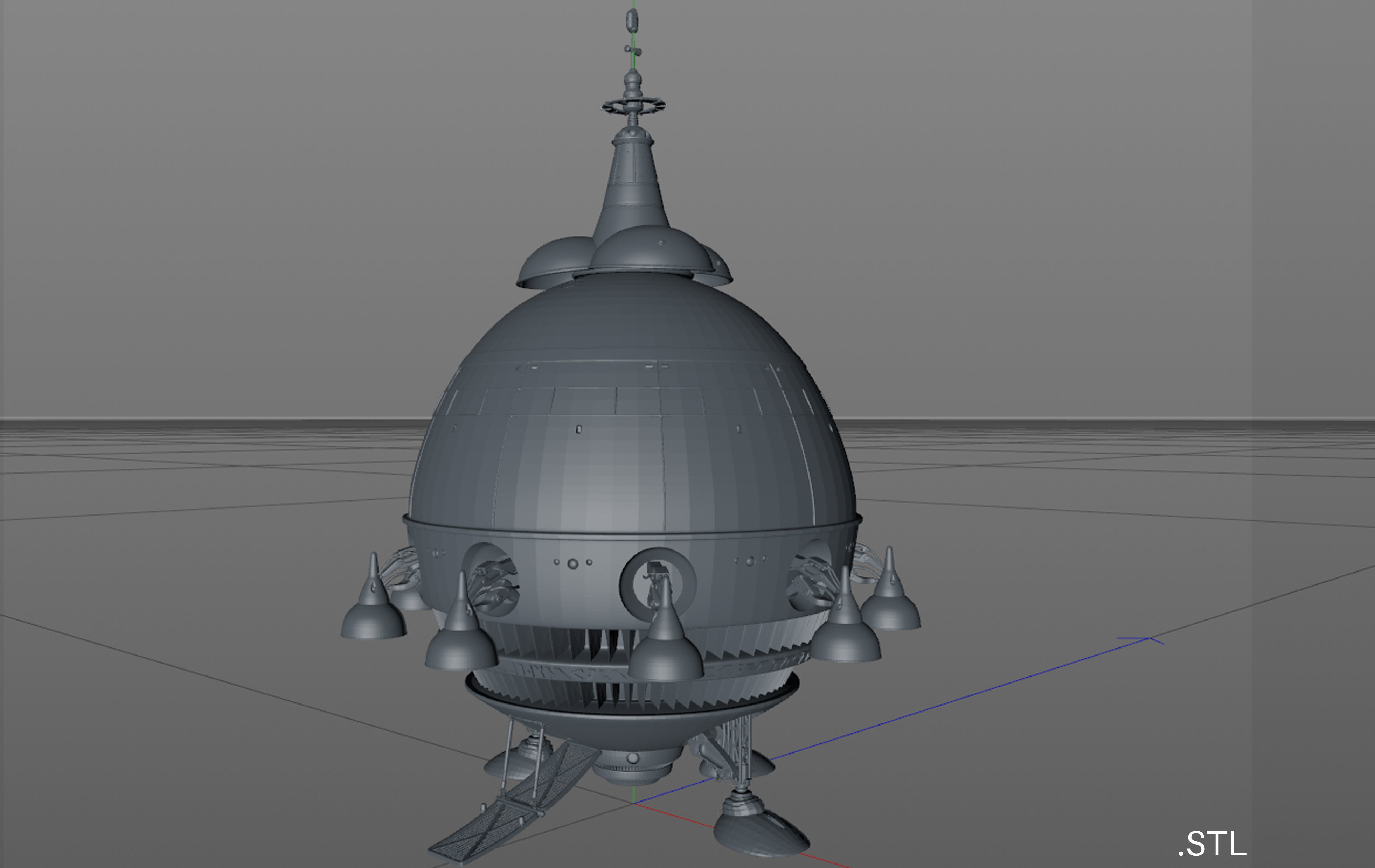 Extra Terrestrial HOME PHONE 1 Starship 3D model_6
