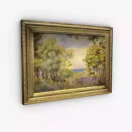 Painting claude monet landscape