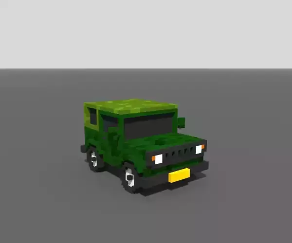 3D voxel jeep
