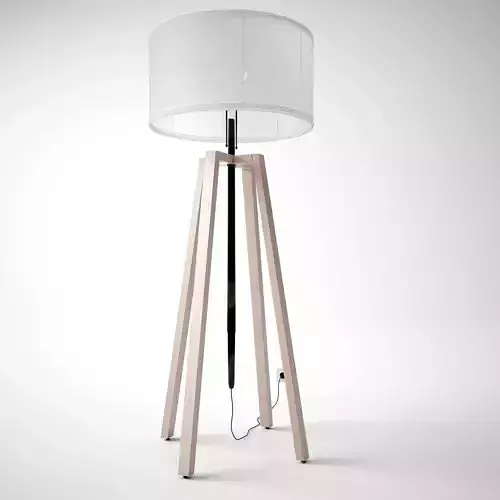 Retro Home-Lamp - Living Room Furniture 02 Free low-poly 3D model