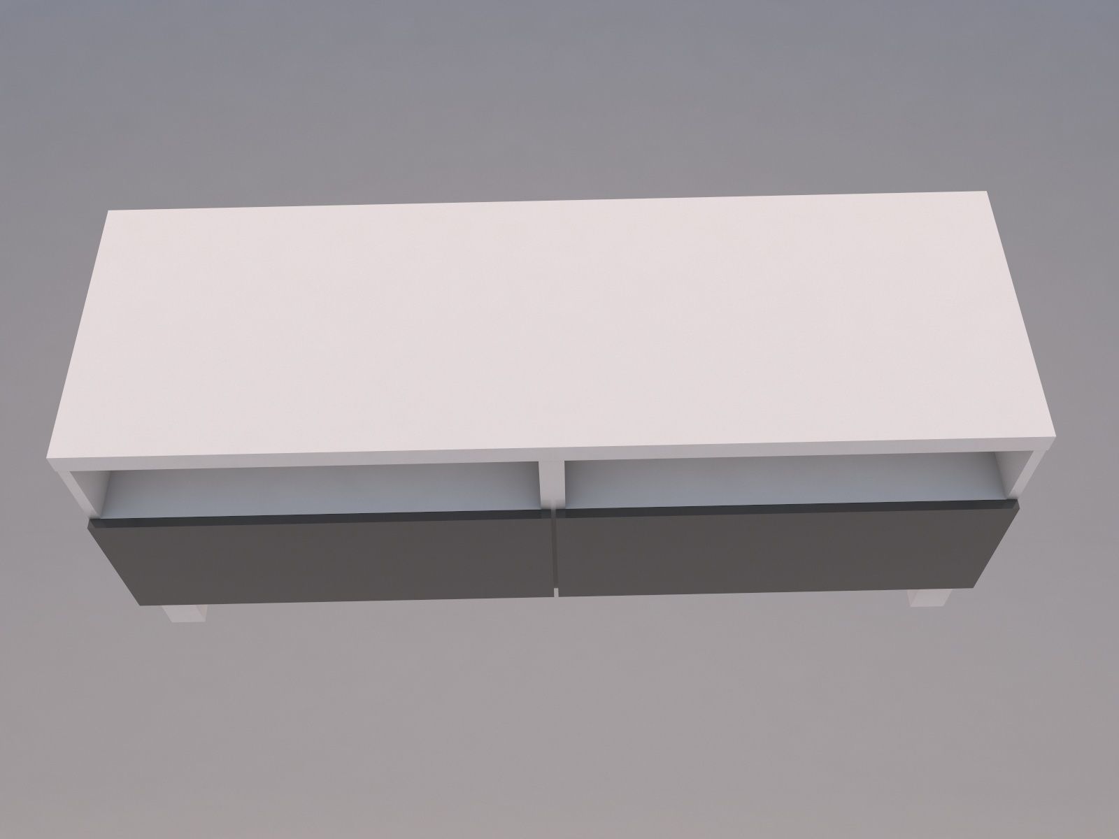 BESTA TV shelf Low-poly 3D model_3