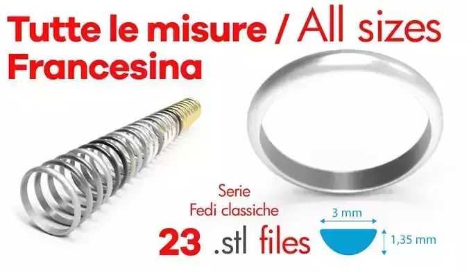 Wedding Bands Classic - Francesina -  Fedi Classiche