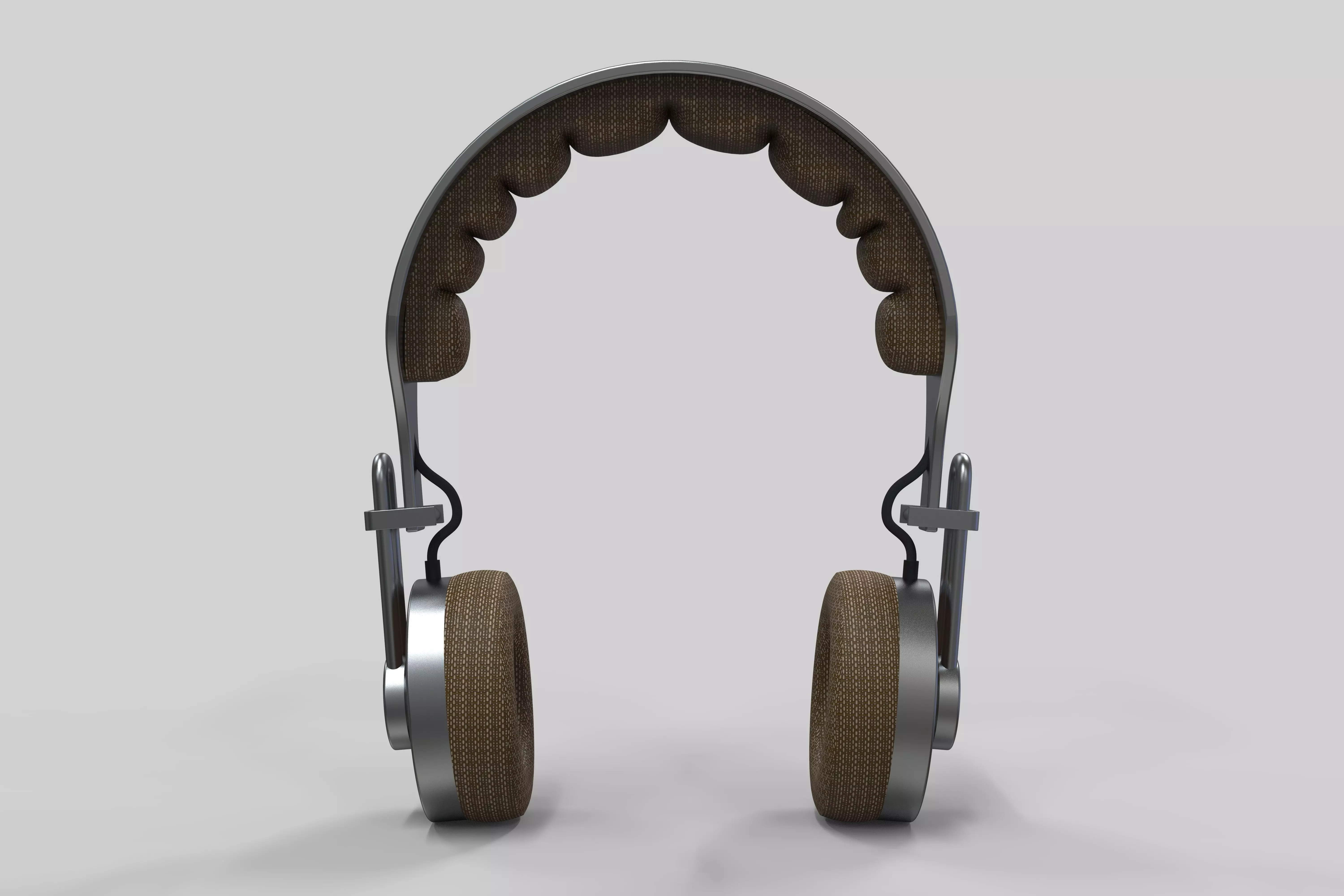 headphones metal bluetooth  3D model_0