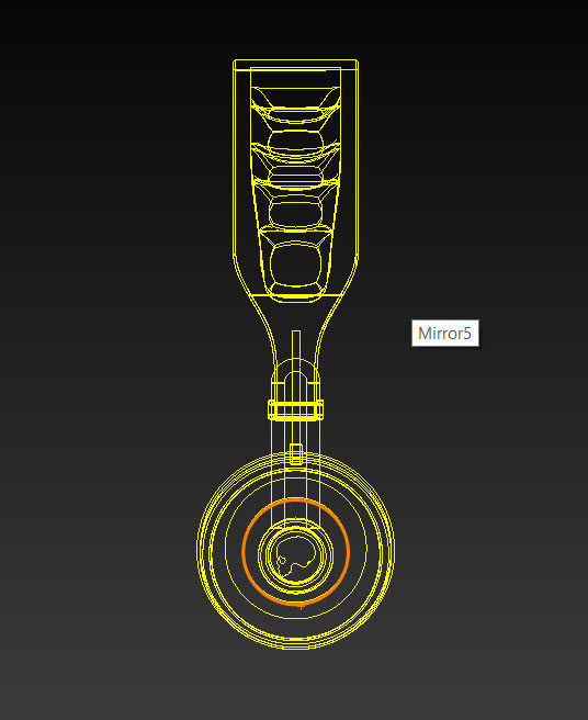 headphones metal bluetooth  3D model_7