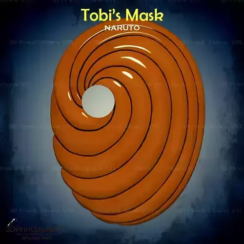 Tobi Mask Cosplay Naruto - STL File