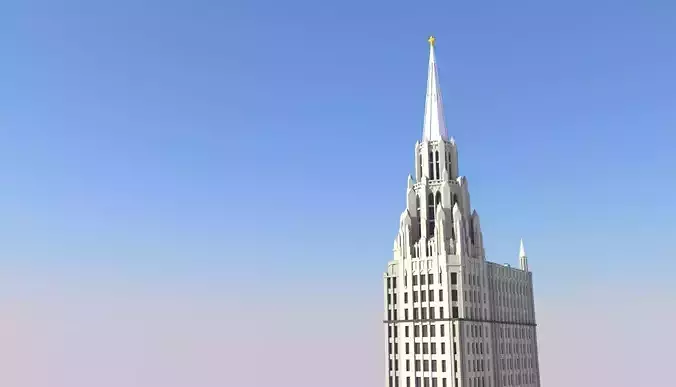 Chicago Temple Building 3D print model